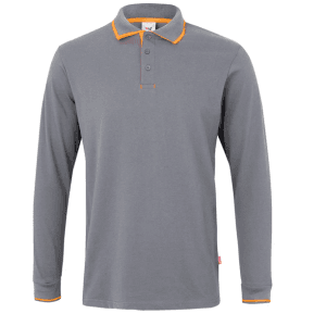 POLO BICOLOR MANGA LARGA